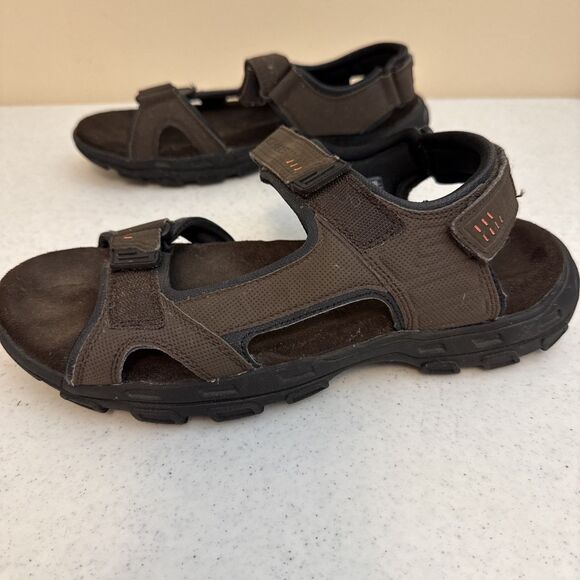 Skechers Relaxed Fit Memory Foam 360 Sandals Brown Men’s Size 10 SN 64487 - Picture 7 of 15